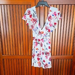 Floral V-Neck Dress
